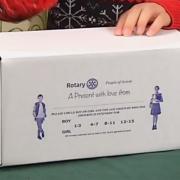 Shoebox made for Rotary appeal