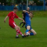 Andover Town in action against Newport