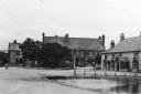 The Crown In and Pond , Ludgershall, circa 1915. Photo from the John Marchment collection