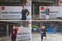 Residents and shoppers at Chineham Shopping Centre