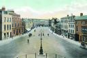 High Street, Andover, circa 1900. Postcard from the David Howard collection