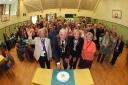Photo Stuart Martin - University of the Third Age U3A celebrate their 25th Anniversary at St James Church Hall. Southampton Mayor Cllr Les Harris cut the cake to mark the occasion.