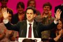 SPEECH: Ed Miliband at the Labour conference yesterday.