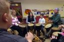 Workshop: Pav Czuba from Active Arts in Southampton leads the drumming workshop for the Turnaround project. 