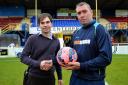 I was delighted when Basingstoke Town marked my final game covering the club by presenting me with a signed matchball