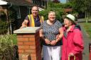 Bricklaying students fix 94-year-old’s broken wall
