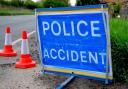 Person taken to hospital after two vans crash on A303
