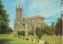 St Mary’s Church, Andover, from the Garden of Remembrance, during the 1960s