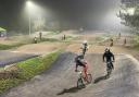 See photos as floodlights at Andover BMX club are switched on