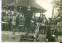 The opening of the 1946 Andover Carnival at the bandstand