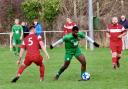 Action from Stockbridge's game against Bishops Waltham