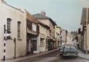 The bottom of London Street in Andover, c1966