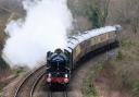 PICTURES: 74-Year-old vintage steam train passes through Andover