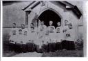 Hurstbourne Tarrant church choir, 1890. NOP