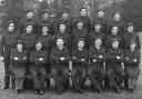 Andover Borough Civil Defence Wardens Service (Northern Area No 1).  The Civil Defence Service was formed in 1935 and stood down nationally on 2 May 1945  - Photo from the Derek Spencer collection.
