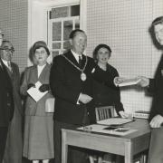 Opening of the new children’s library in September 1956.