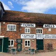 Step inside the ancient mill-turned-pub where you can enjoy a pint along the river