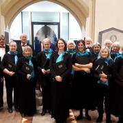 A photo of the Andover choir