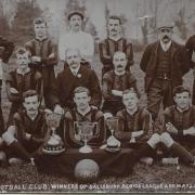 Andover in its successful season of 1907-08 when it won two local leagues.