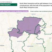 The boundary changes for North West Hampshire