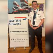 Tyler Maclachlan, a former Rookwood pupil who is now a fully trained commercial pilot about to start flying for EasyJet