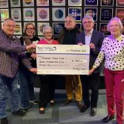 Ward Councillor’s Councillors Jan Budzynski, Debbie Cattell and Iris Andersen from St Mary’s Ward awarded the cheque to the Andover Music Club team
