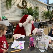 Breakfast with Santa at Hillier Garden Centre in Weyhill
