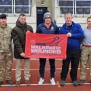 A 245 mile walking challenge will raise funds to help veterans and families