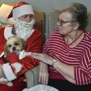Residents and staff celebrated Christmas in style at Rothsay Grange Care Home in Andover with a visit from Santa and his  helpers