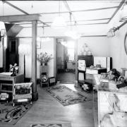 The interior of the Wessex Electricity shop, c1933