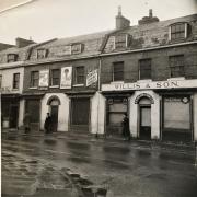 Willis & Son’s first shop in Winchester Street, c1954