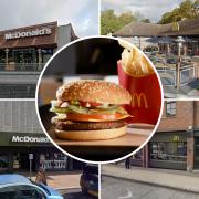 Most of the Hampshire McDonald's restaurants were well-received