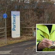 The reported burglary happened at Portway Industrial Estate in Andover