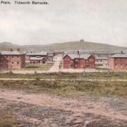Tidworth Barracks, circa 1900. Postcard from the David Howard collection