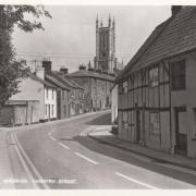 Chantry Street, Andover, circa 1960. Postcard from David Howard collection.
