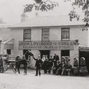The Borough Arms Inn, Andover, circa 1900