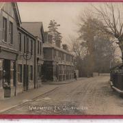 Winchester Street, Whitchurch, circa 1900. Postcard from the David Howard collection.