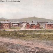 Tidworth Barracks, circa 1900. Postcard from the David Howard collection.