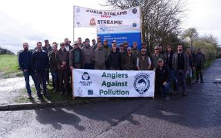 Pictures from the peaceful protest organised by residents against Southern Water's discharge of
