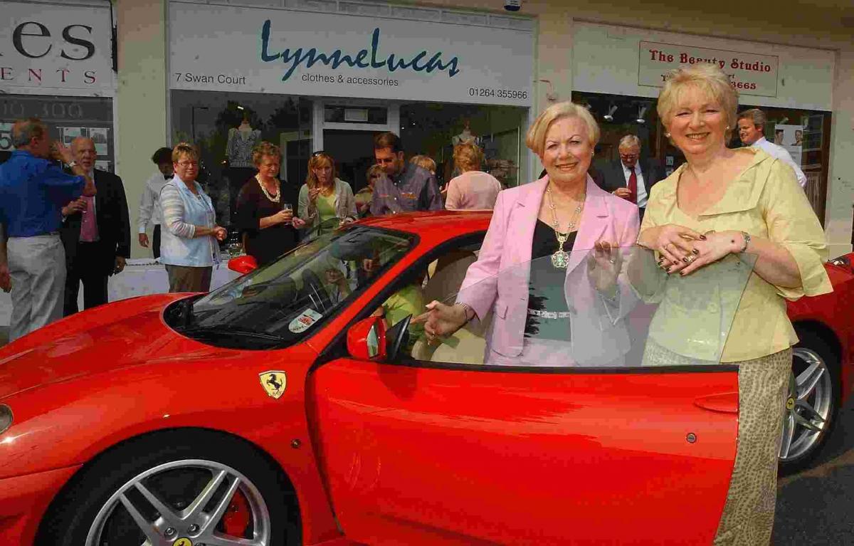 Lynne Lucas store opening, Andover, 2007