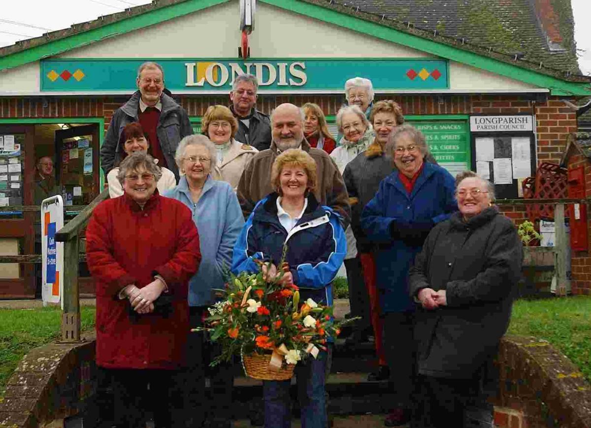 Londis Longparish, retirement of Corrine Bowman, 2006