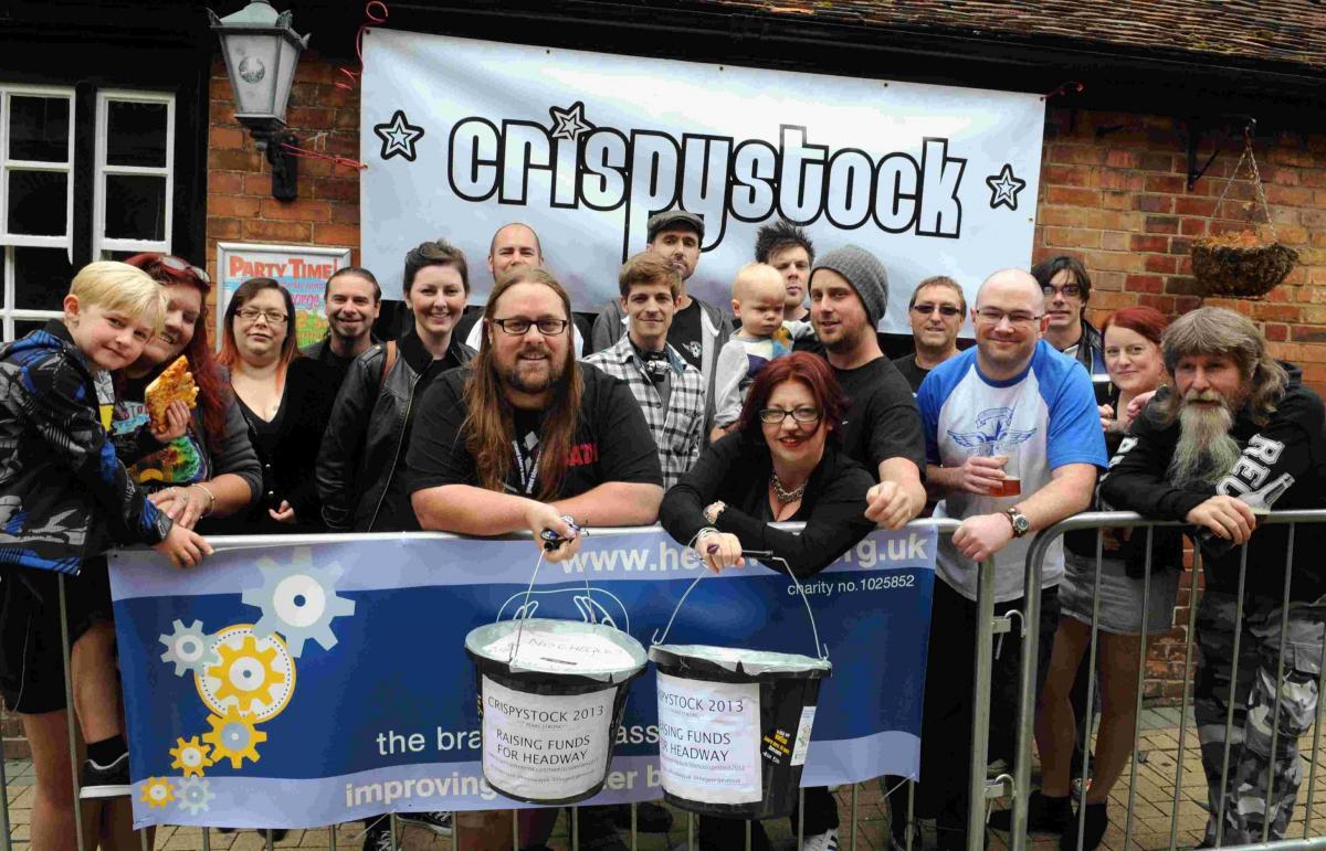 'Crispystock' 2013 at The George Inn, Andover in 2013