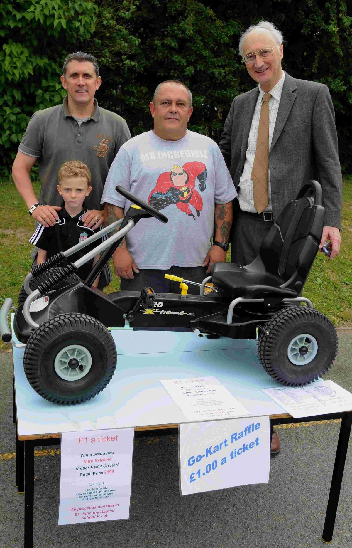 Sir George Young, the then MP for North West Hampshire at the St John The Baptist School Fete, Andover, 2009