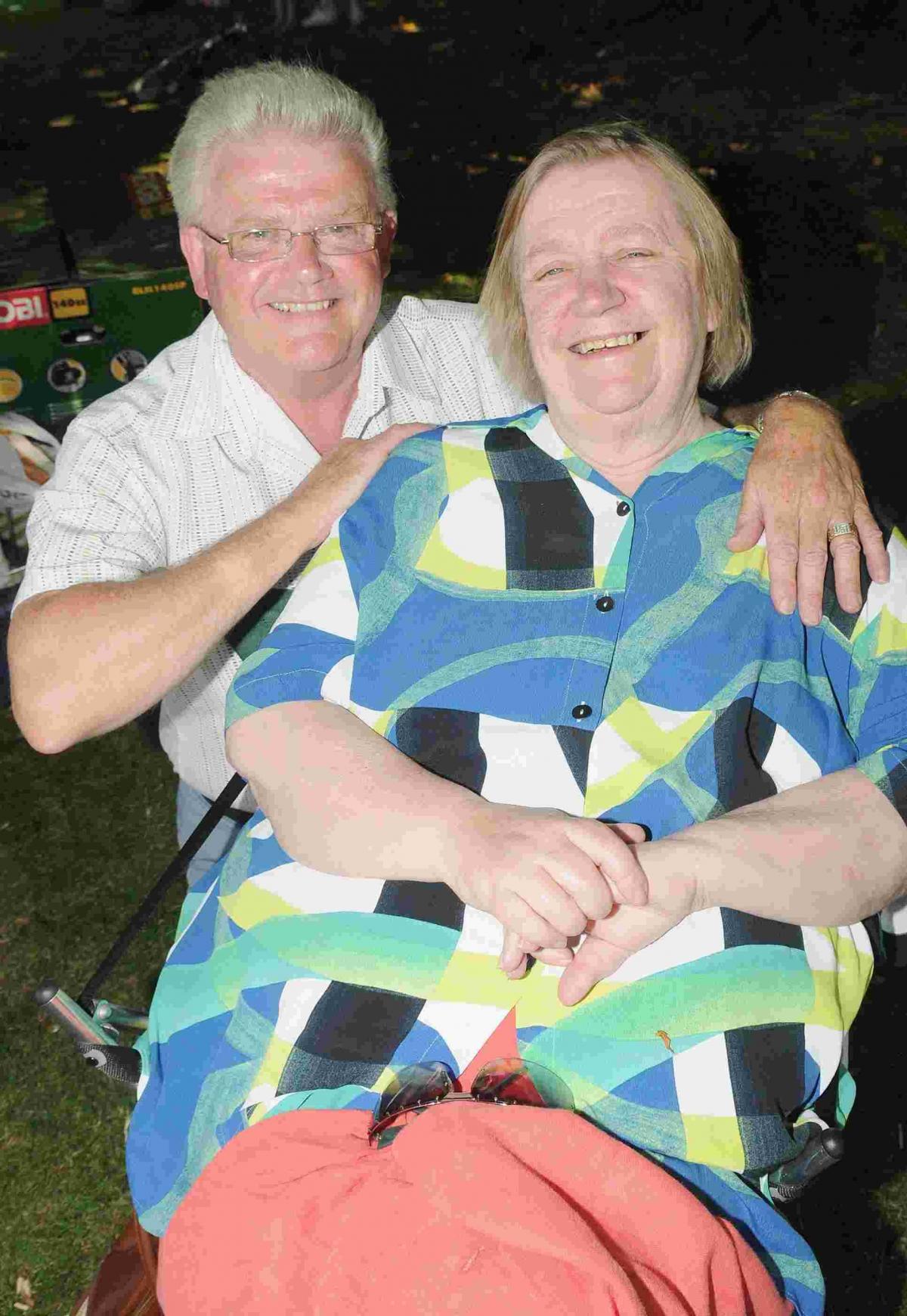 The late Clarissa Dickson-Wright the  TV personality and one half of the 'Two Fat Ladies who opened the Barton Stacey Church Fete in 2010