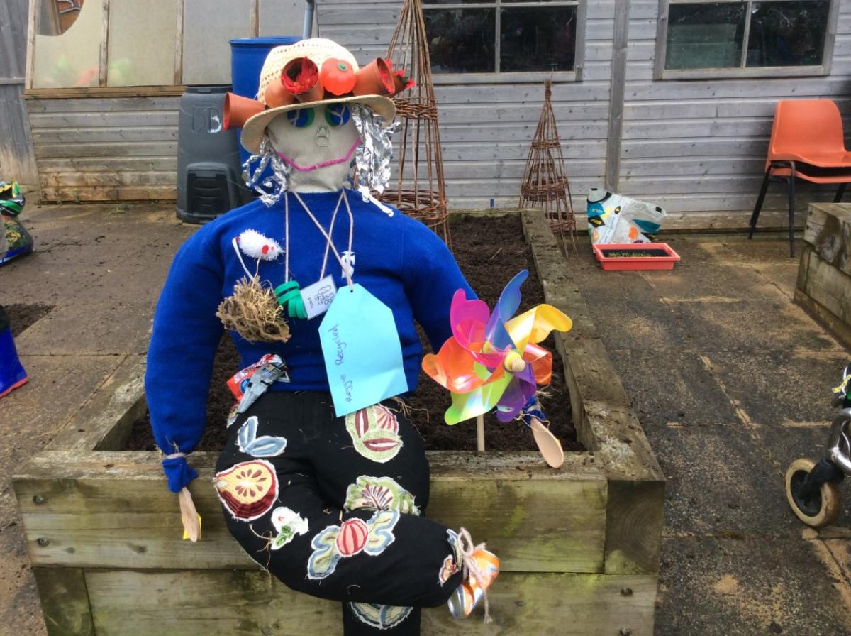 Icknield School's scarecrow