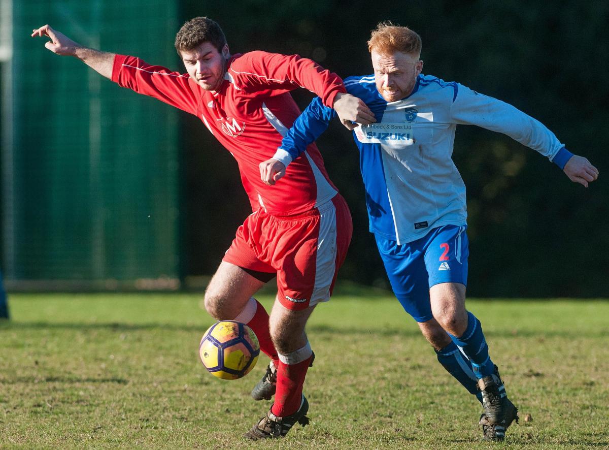 Andover & District Saturday League Over Wallop v Broughton - Picture Andy Brooks