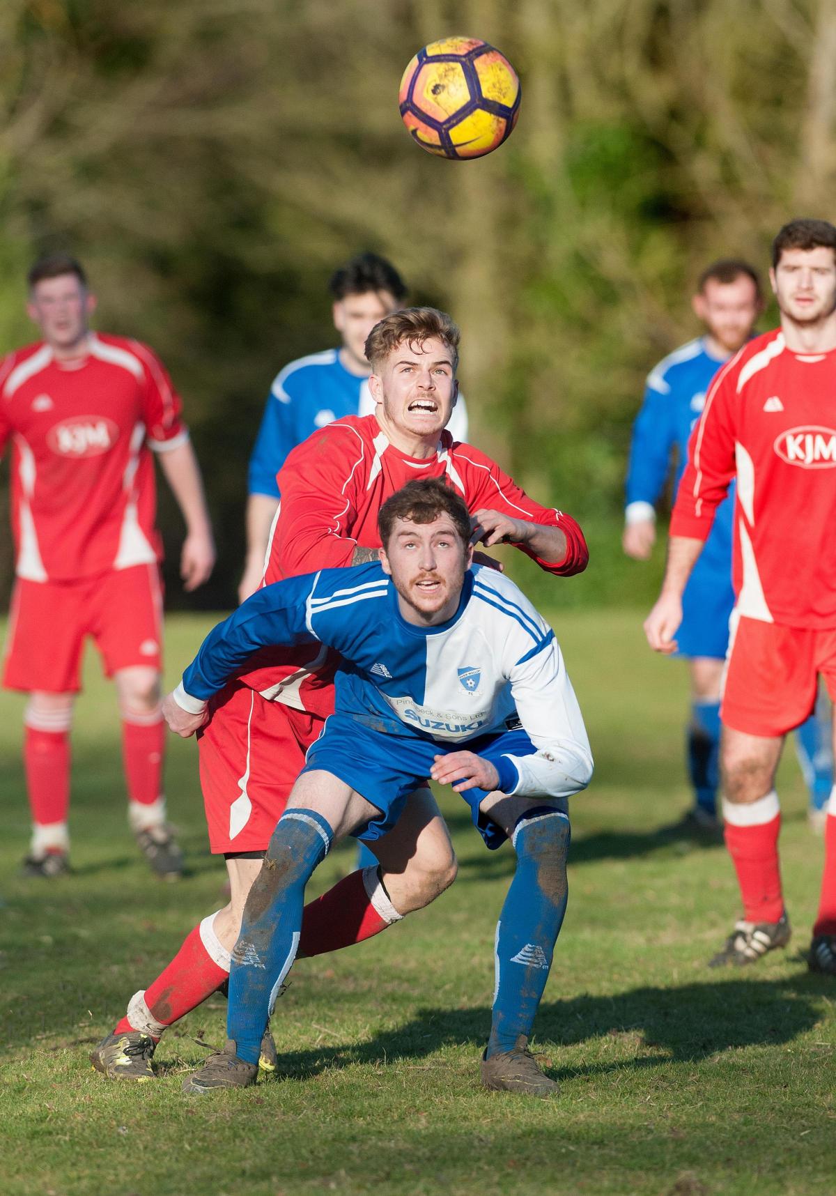 Andover & District Saturday League Over Wallop v Broughton - Picture Andy Brooks