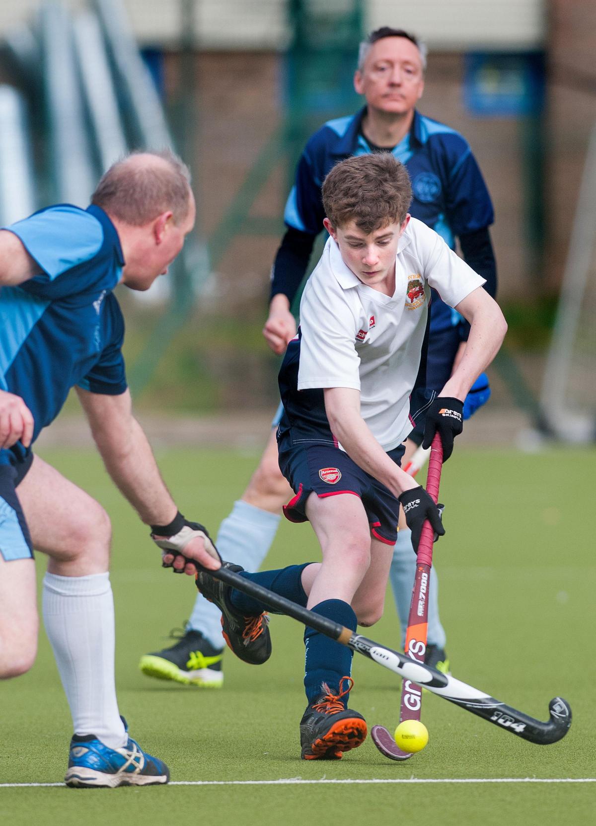 Andover Hockey Men's Thirds v Woking Old Peculiar - Picture Andy Brooks