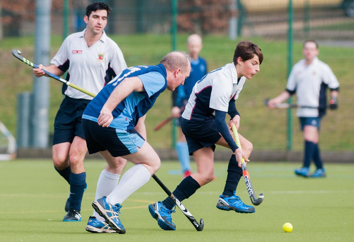 Andover Hockey Men's Thirds v Woking Old Peculiar - Picture Andy Brooks
