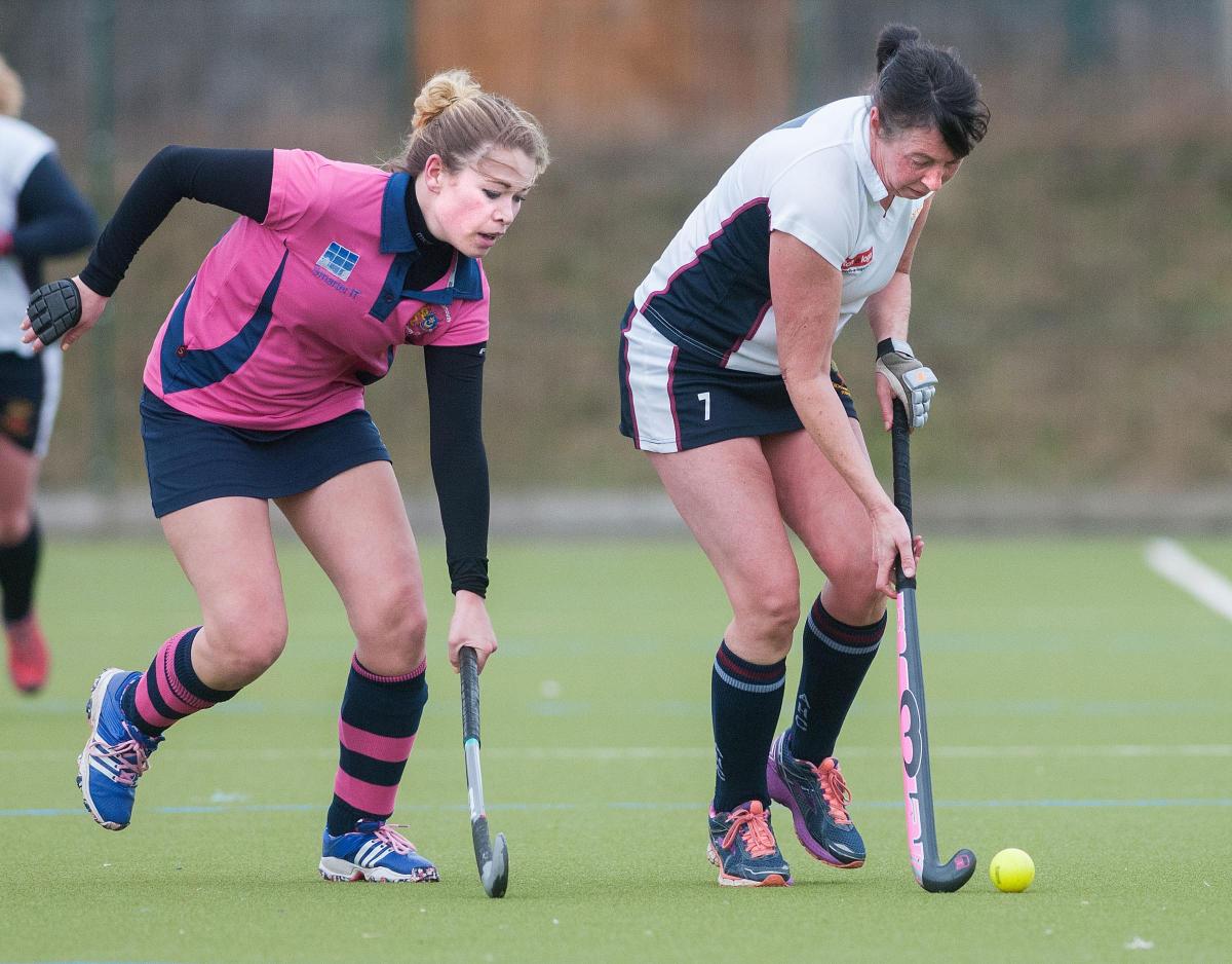 Action from Andover Hockey Club's Ladies II v City of Portsmouth. 25th Feb 2017 - Picture Andy Brooks